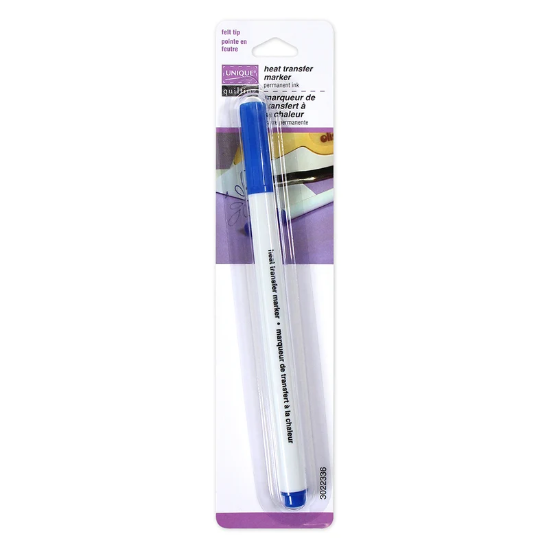 Blue heat transfer marker from Unique