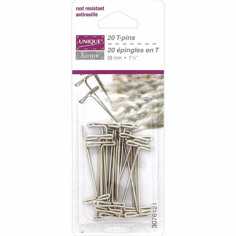 UNIQUE T-needles - 20pcs - 38mm (11⁄2″)