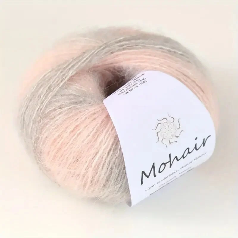 Multi-colored mohair