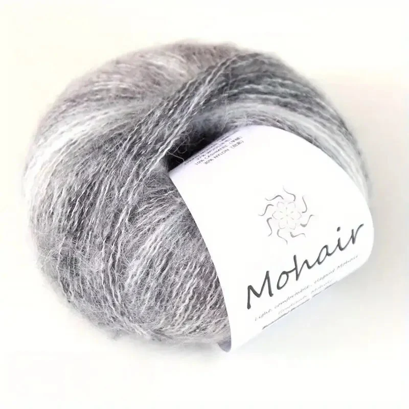 Multi-colored mohair