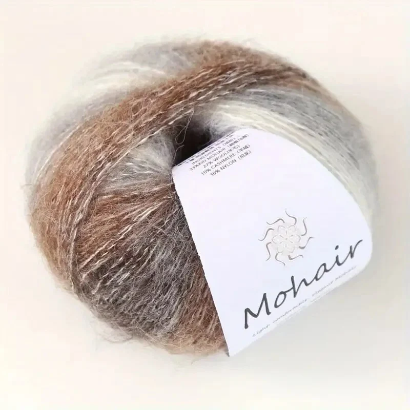 Multi-colored mohair