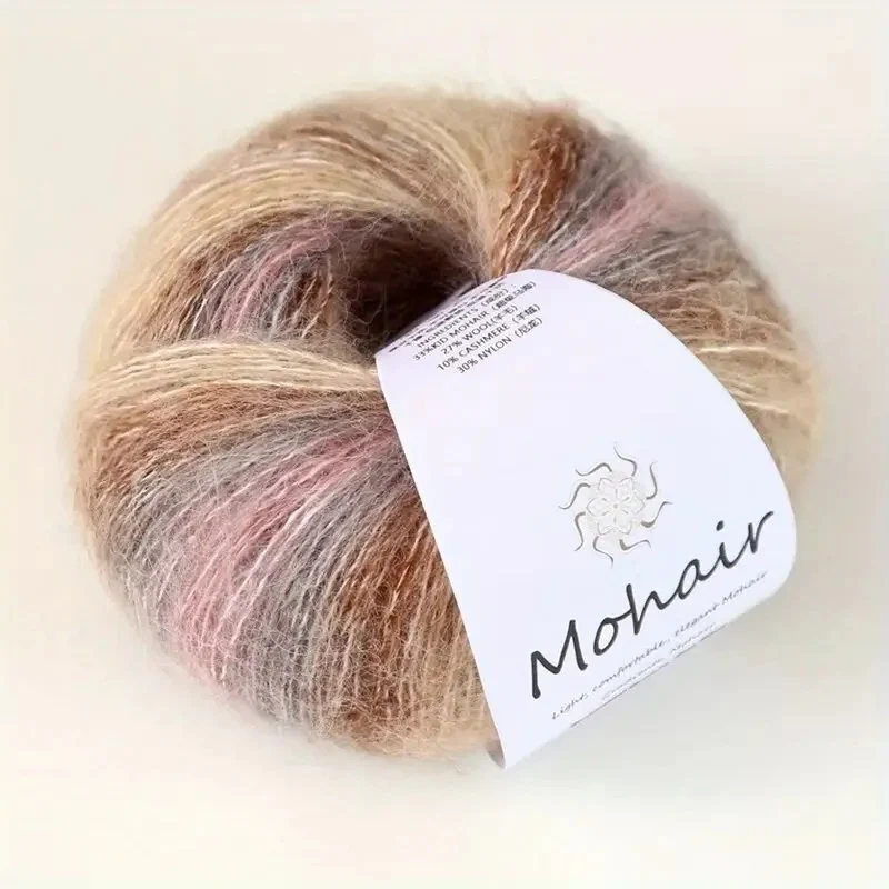 Multi-colored mohair