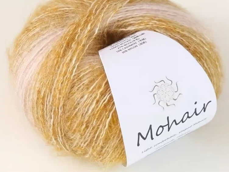 Multi-colored mohair