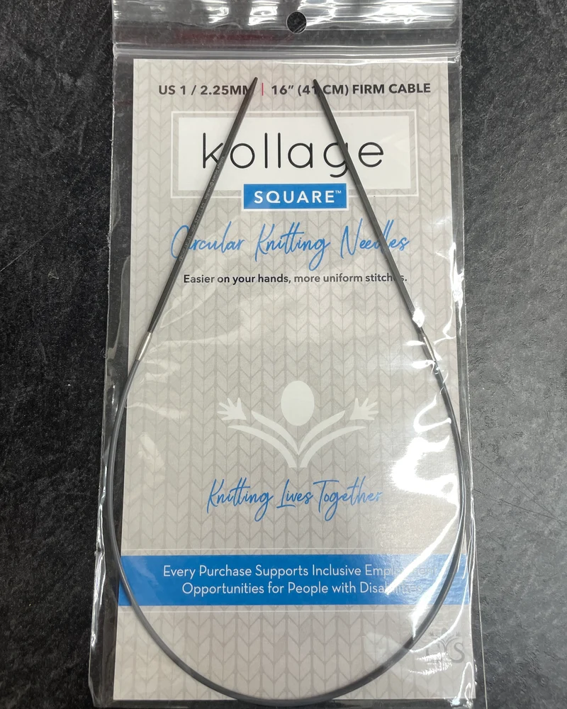 Kollage firm circular needles 16'' (41cm)