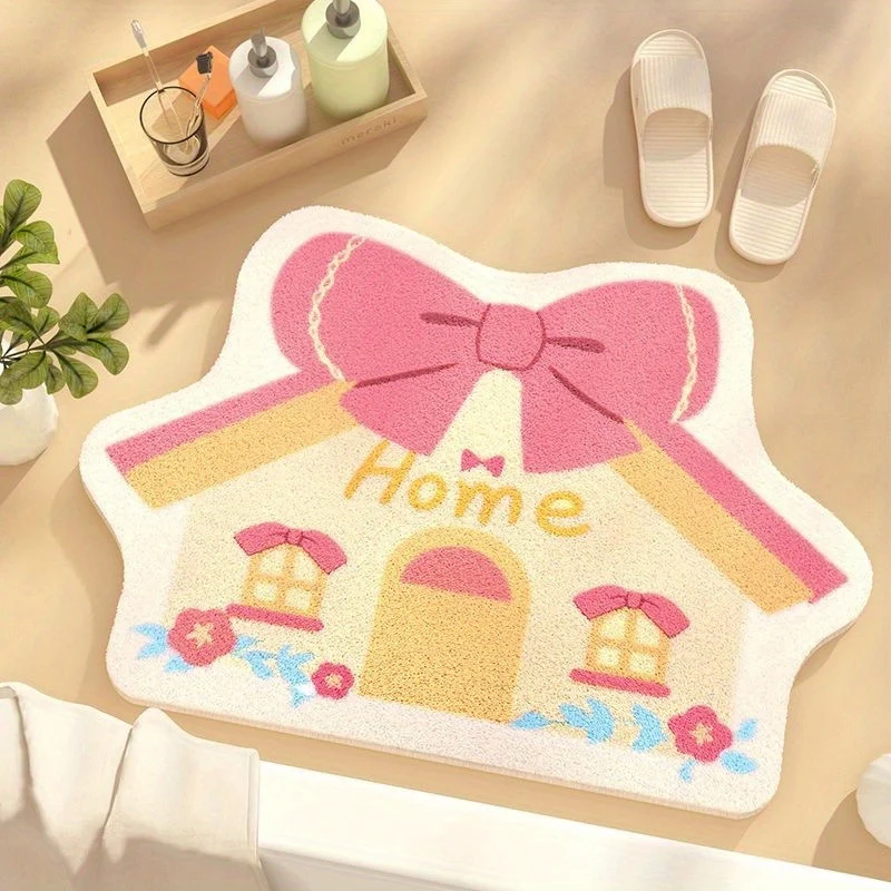 Flauschige Herz-Design-Innenmatte