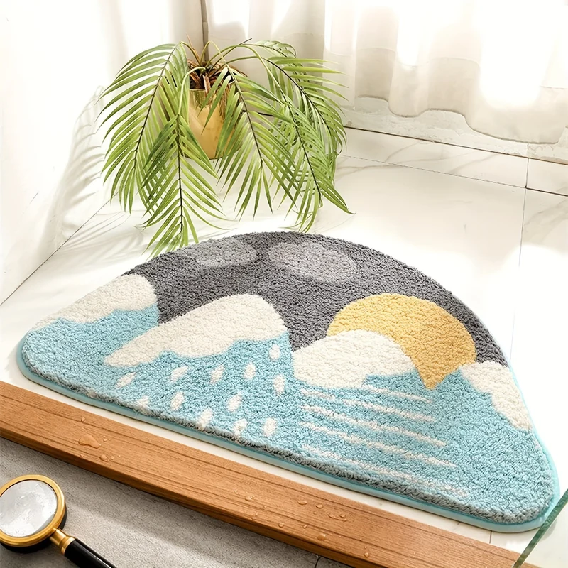 Flauschige Herz-Design-Innenmatte