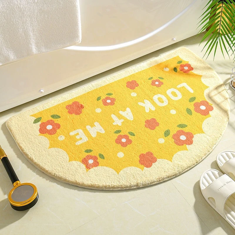 Floral Print Badezimmermatte für Zuhause