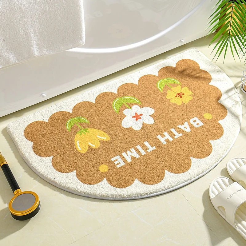 Floral Print Badezimmermatte für Zuhause