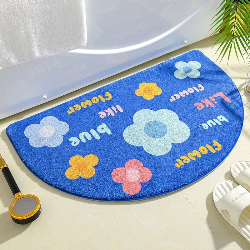 Floral Print Badezimmermatte für Zuhause