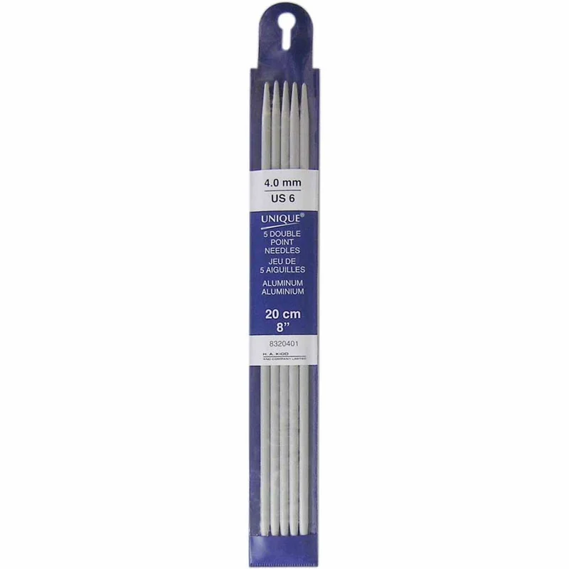 UNIQUE KNITTING 20cm (8'') double pointed needle