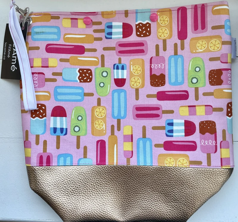 Knitting bag 32cmx32cm