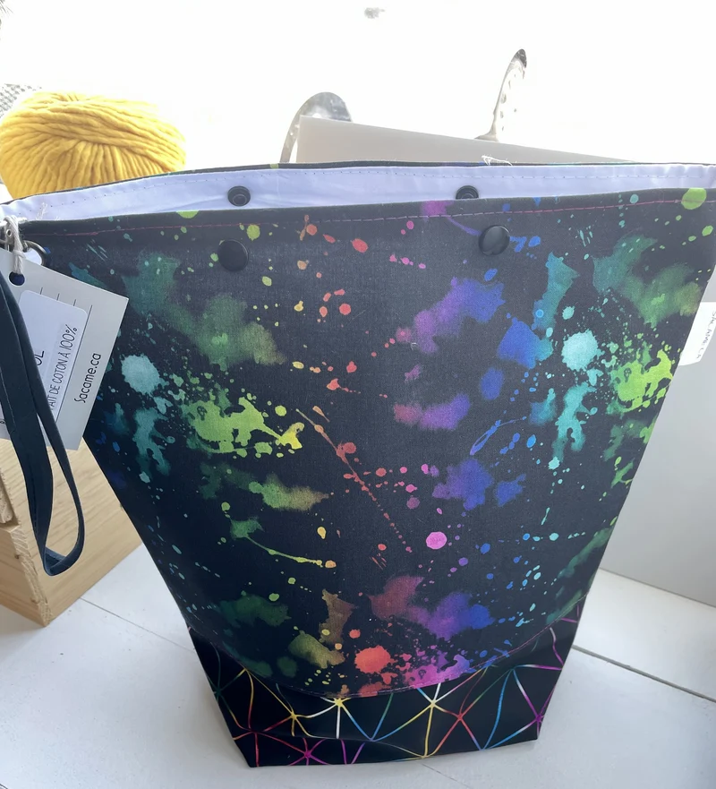 Knitting bag 32cmx32cm