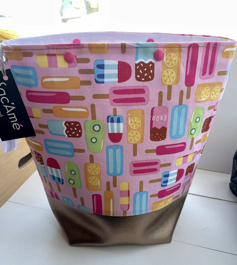 Knitting bag 32cmx32cm