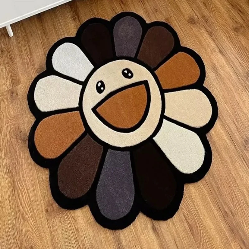 Blumenmuster Dekorative Badematte für das Badezimmer