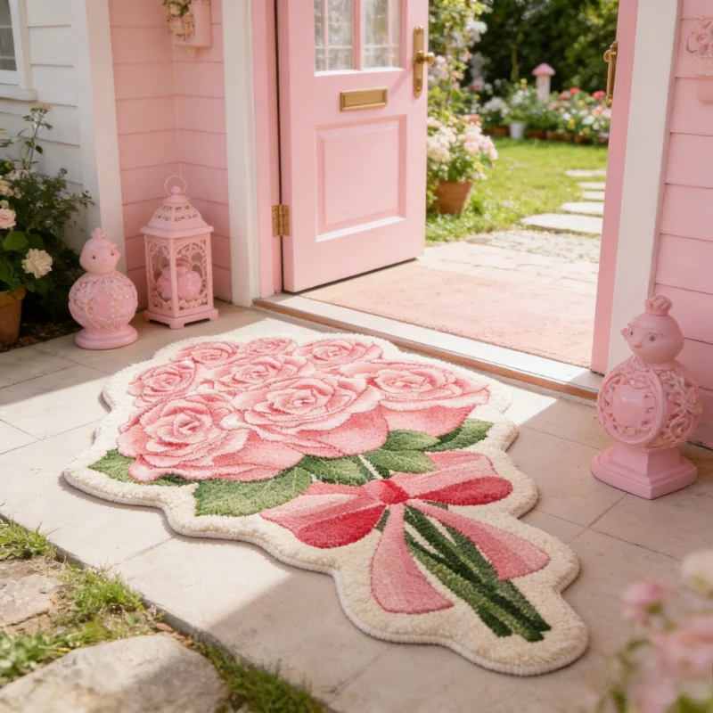 Floral Bouquet Dekorativer Teppich für Zuhause