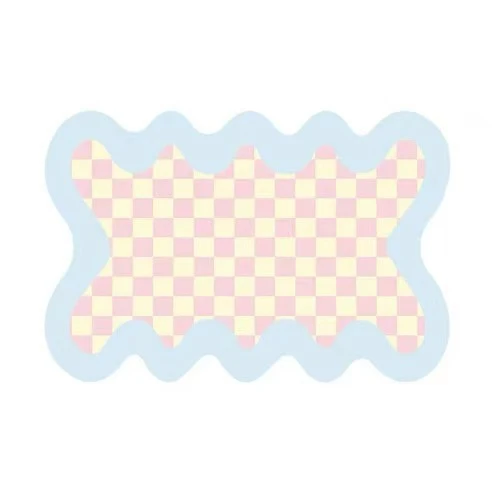 Buntes geometrisches Muster-Bereichsteppich für Zuhause