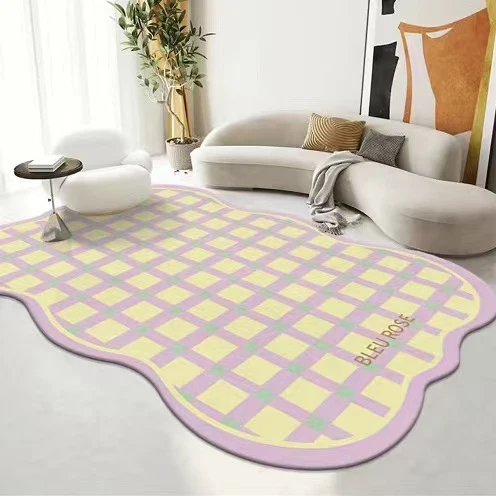 Buntes geometrisches Muster-Bereichsteppich für Zuhause