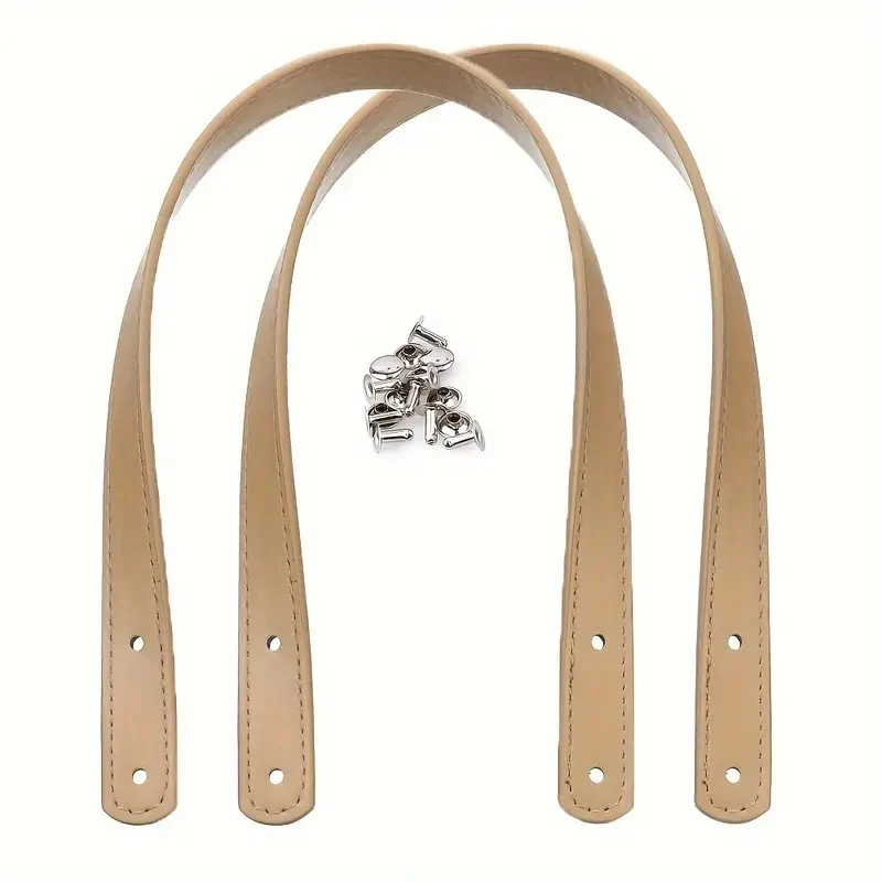Handbag Handles, Cream-Colored Straps