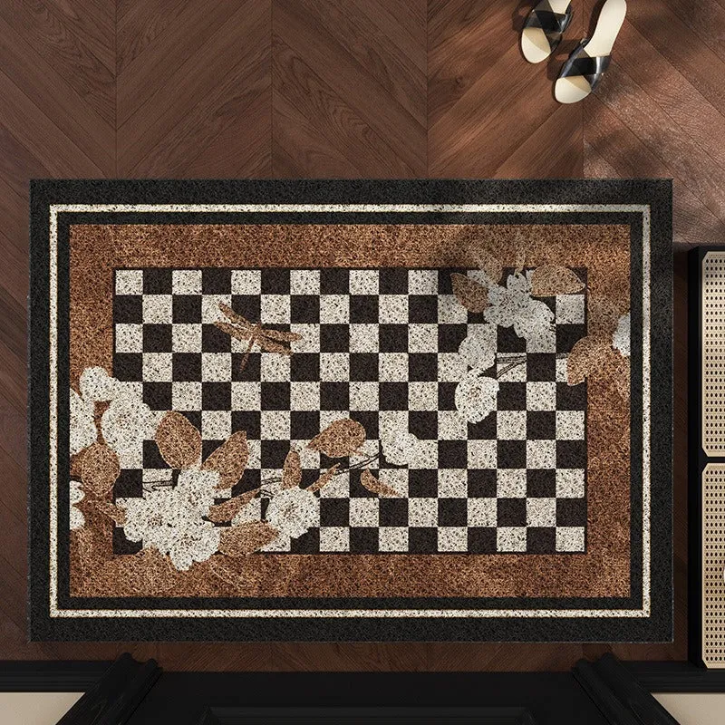 Schachbrettdesign-Innenmatte für zu Hause