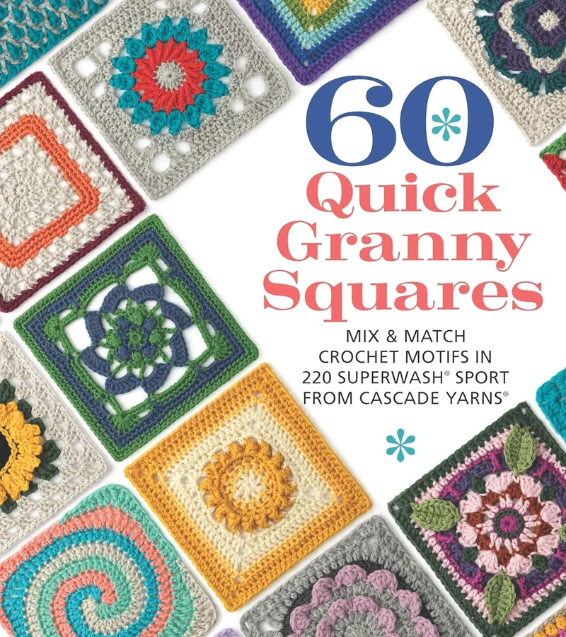 Cascade Books 60 Quick Granny Squares (English book)
