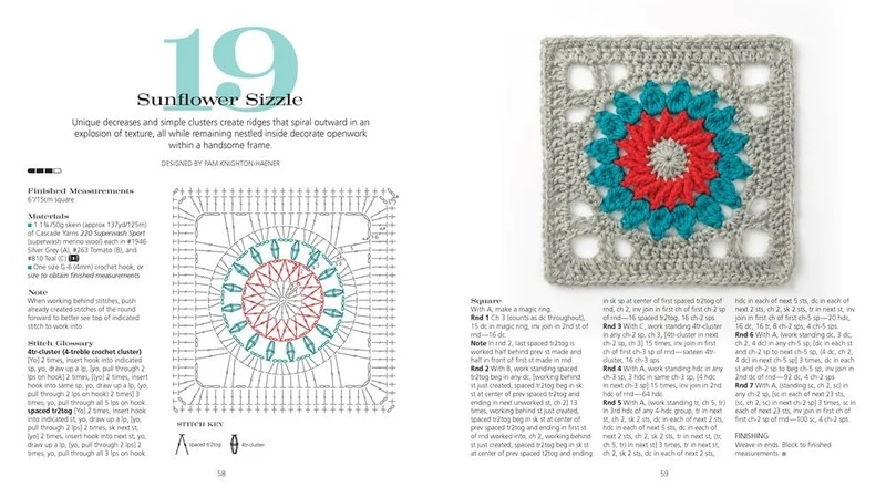 Cascade Books 60 Quick Granny Squares (English book)