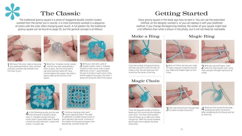 Cascade Books 60 Quick Granny Squares (English book)