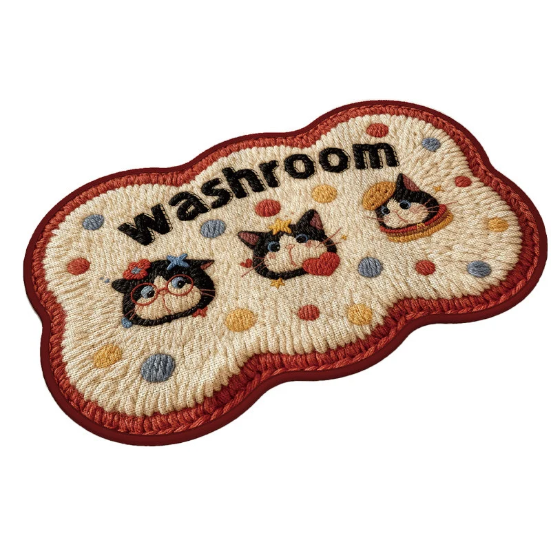 Katzenthemen Indoor-Badematte für das Badezimmer