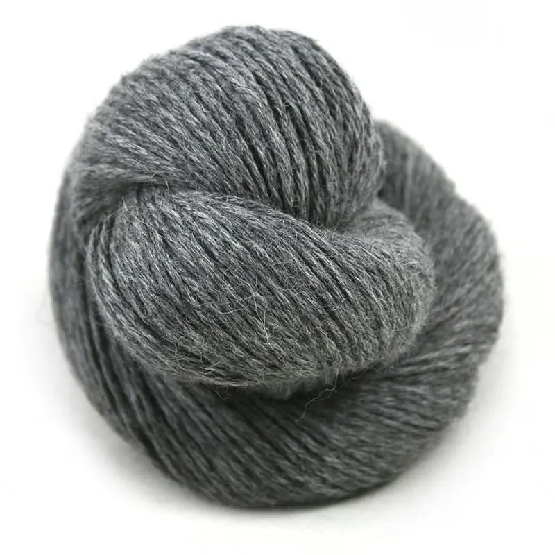 Snowfall sweater scarf kit knitted in Royal Alpaca by Illimani