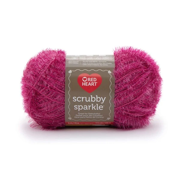 Red Heart Scrubby Sparkle