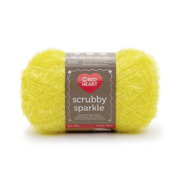 Red Heart Scrubby Sparkle