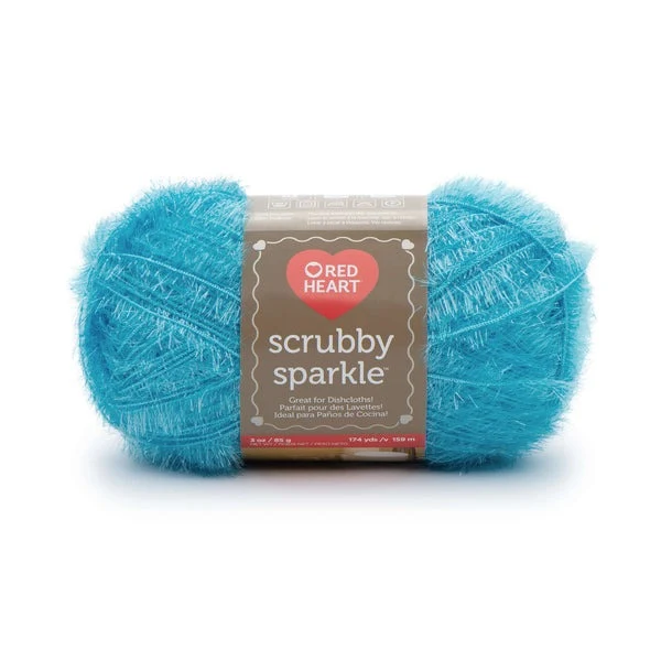 Red Heart Scrubby Sparkle