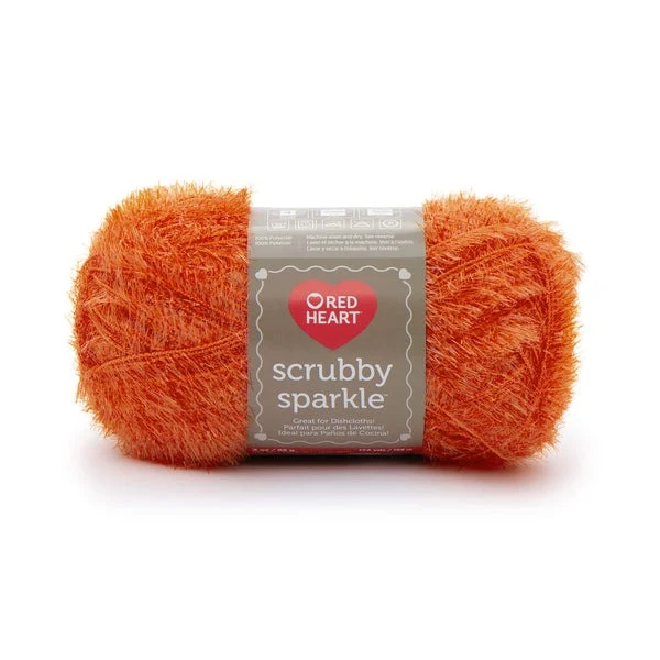 Red Heart Scrubby Sparkle