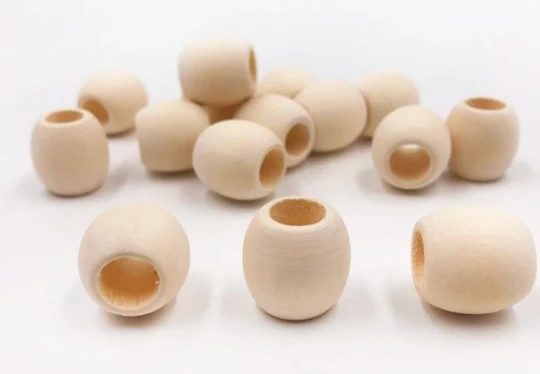 Wooden beads 16mm x 16mm