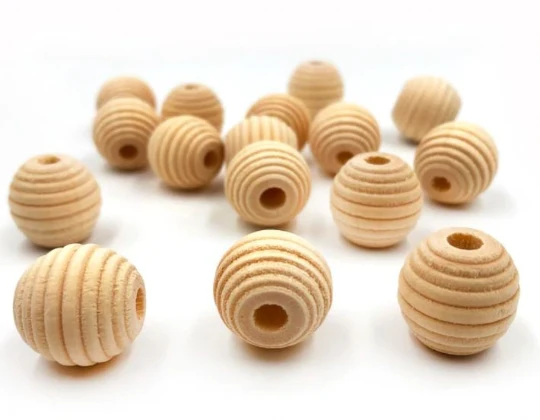 Wooden beads 17mm x 17mm