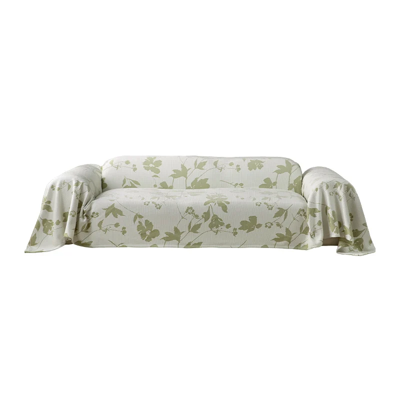 Großzügiger Sofabezug für 3‑Sitzer mit floraler Jacquard-Struktur