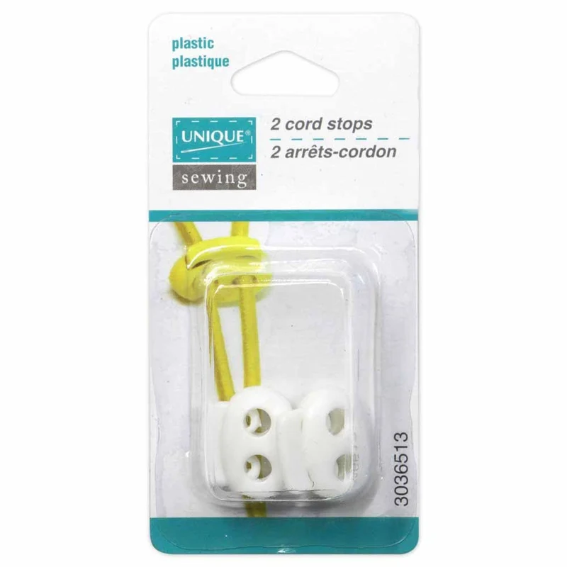 UNIQUE SEWING Plastic cord stops 2 pcs