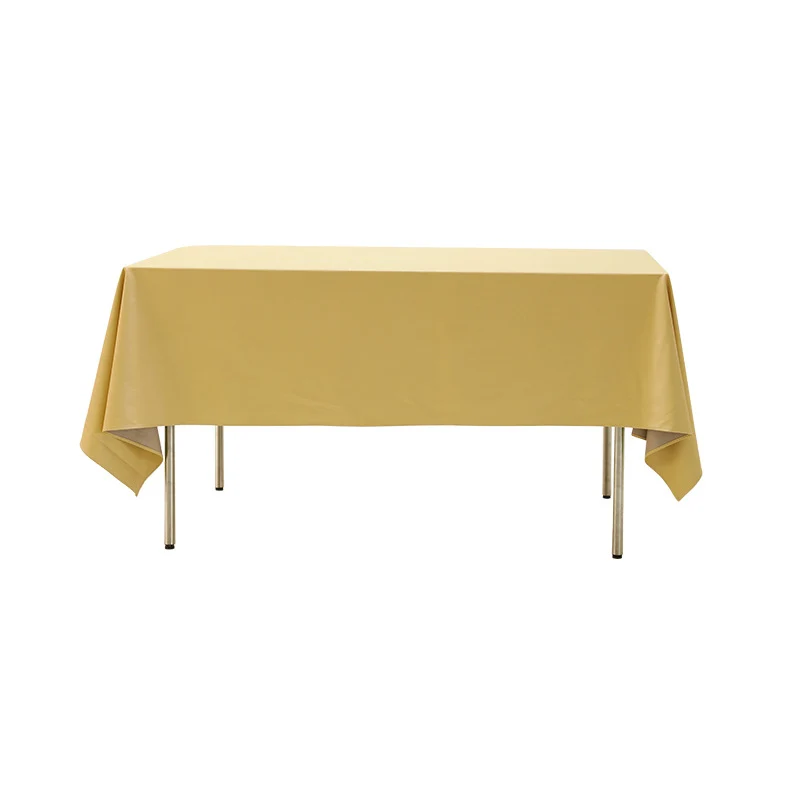Pflegeleichte rechteckige Tischdecke aus Baumwoll-Polyester mit wasserabweisender Beschichtung