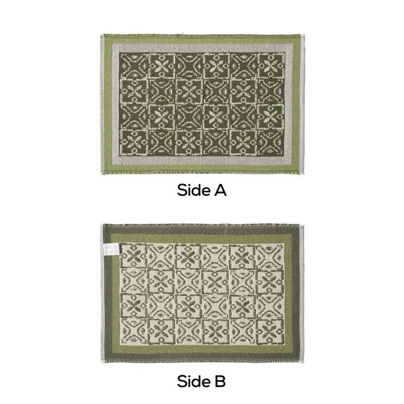 Wendbarer Jacquard-Tuchschal mit ornamentalem Webmuster