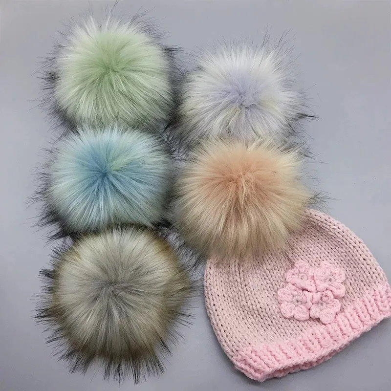 Faux fur pompom 16-17cm (1003)