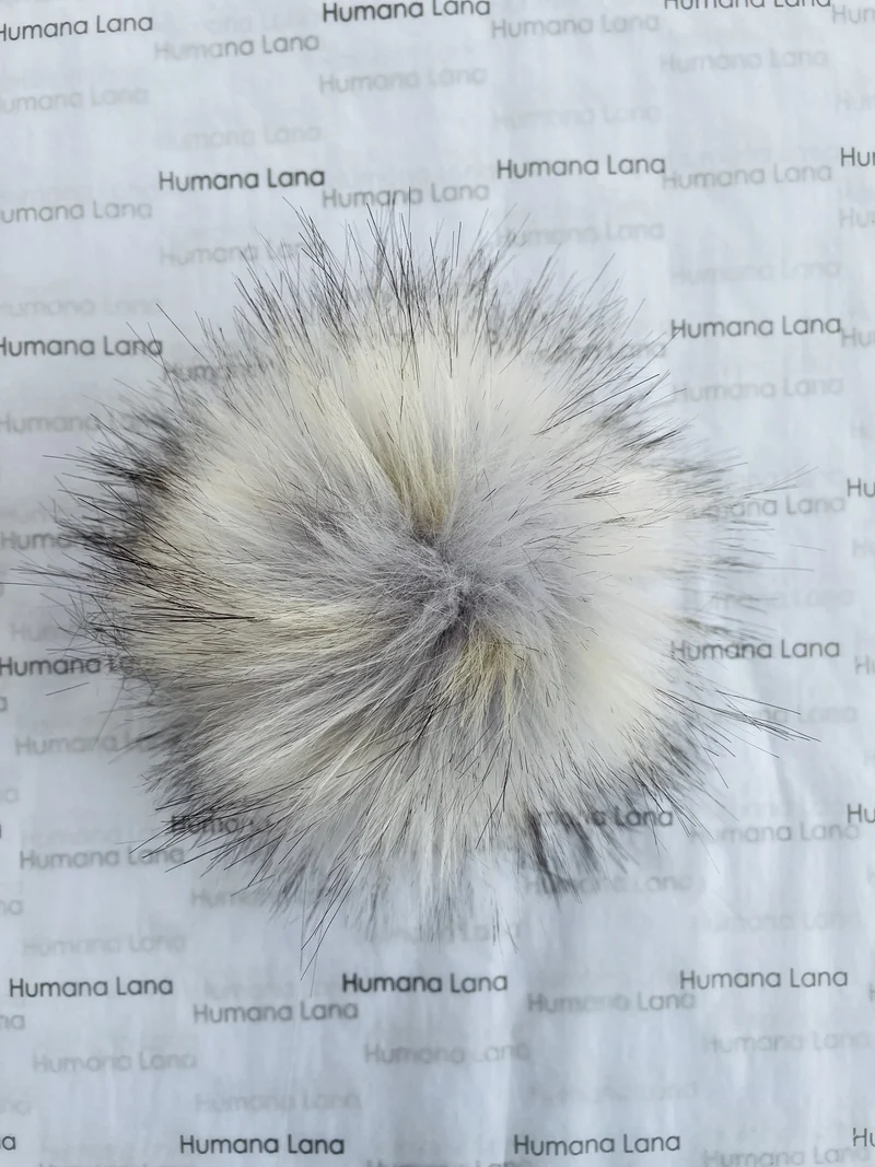 Faux fur pompom 16-17cm (1003)