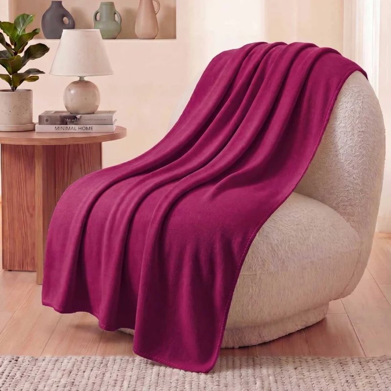 Gemütliche Fleece-Wurfdecke