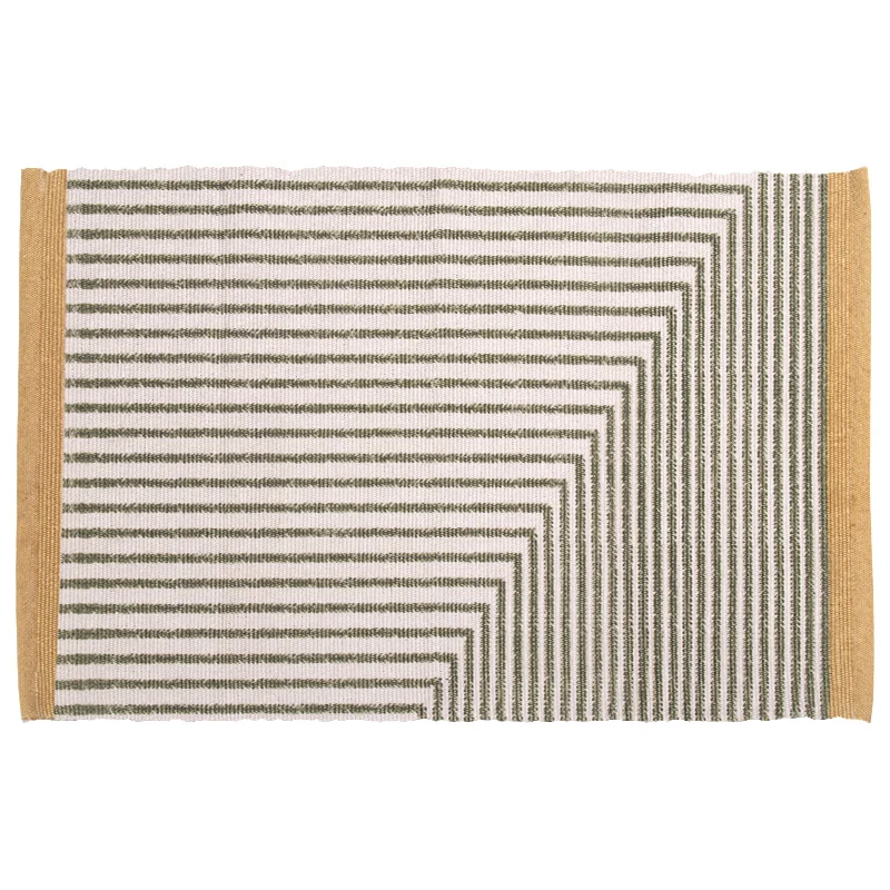 Flachgewebter Kelim-Teppich mit geometrischem Ethno‑Muster