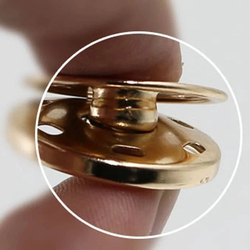 5 snap buttons 17mm or 19mm