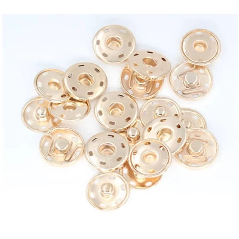5 snap buttons 17mm or 19mm
