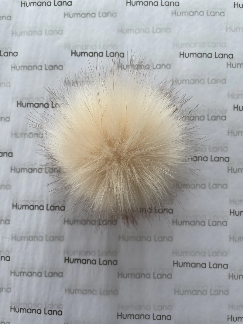 Faux fur pompom 11-12cm (1008)