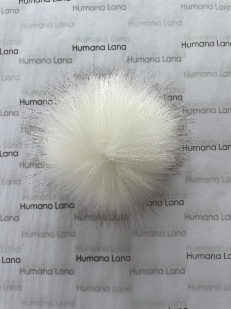 Faux fur pompom 11-12cm (1008)