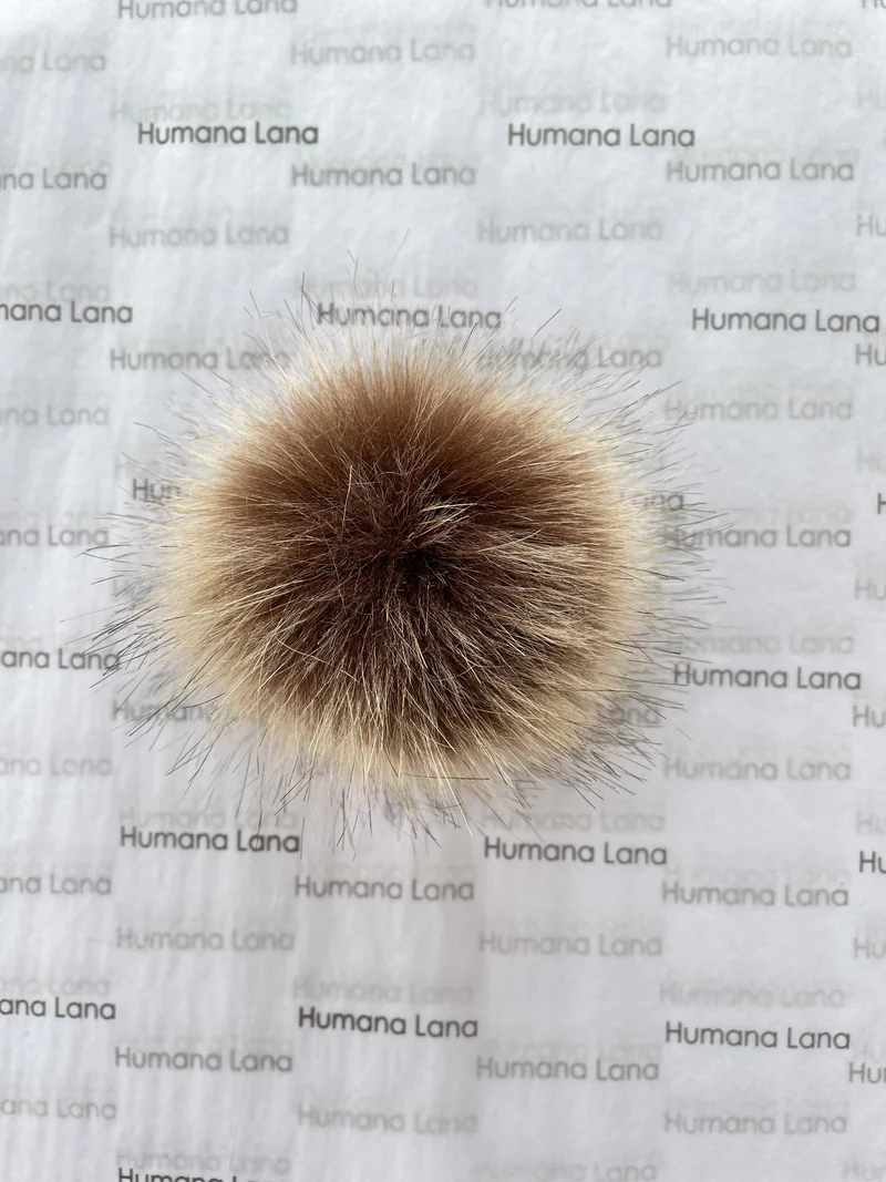 Faux fur pompom 11-12cm (1008)