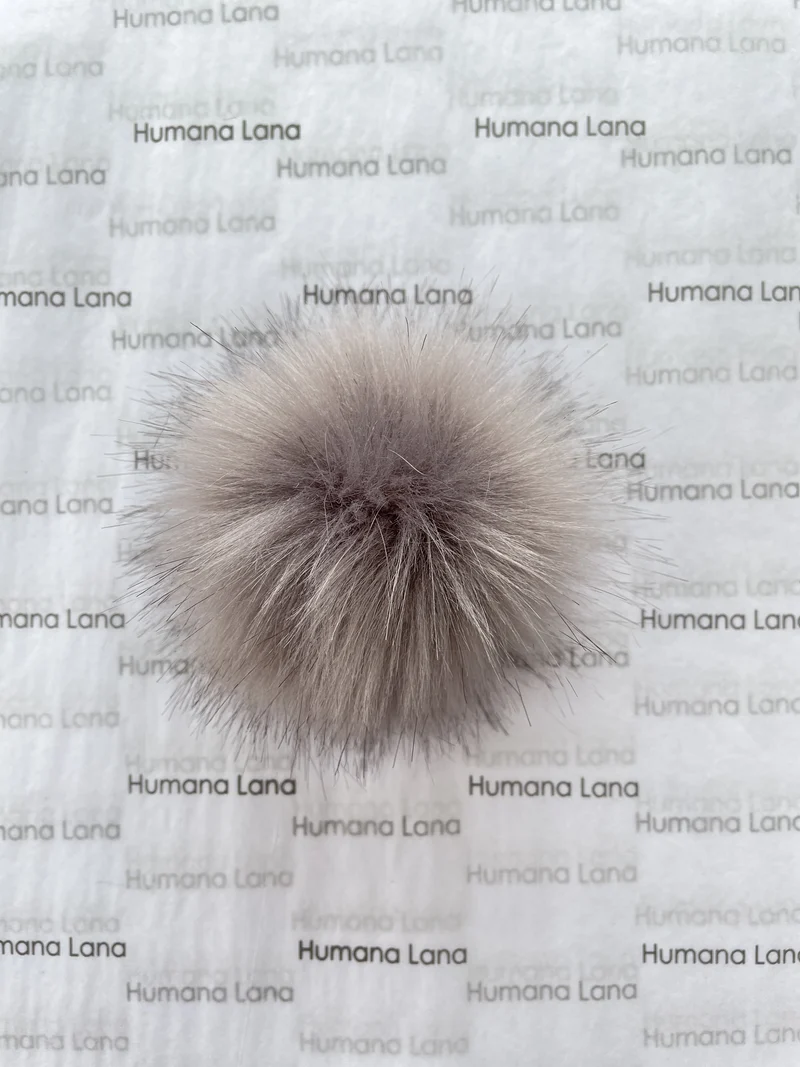 Faux fur pompom 11-12cm (1008)