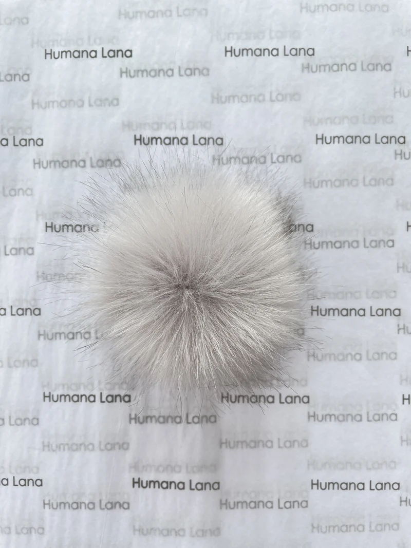 Faux fur pompom 11-12cm (1008)