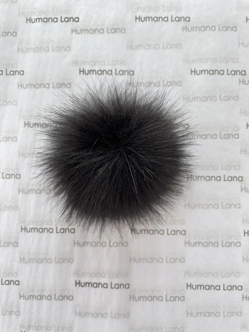 Faux fur pompom 11-12cm (1008)